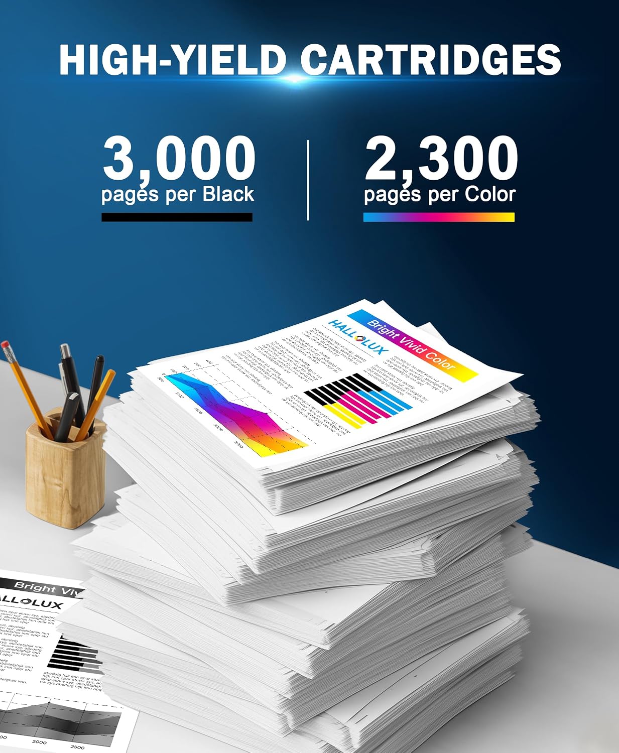 Detalle de HALLOLUX TN248 TN248XL Toner Compatibili per Brother: cartucce 4 pezzi per stampa quotidiana