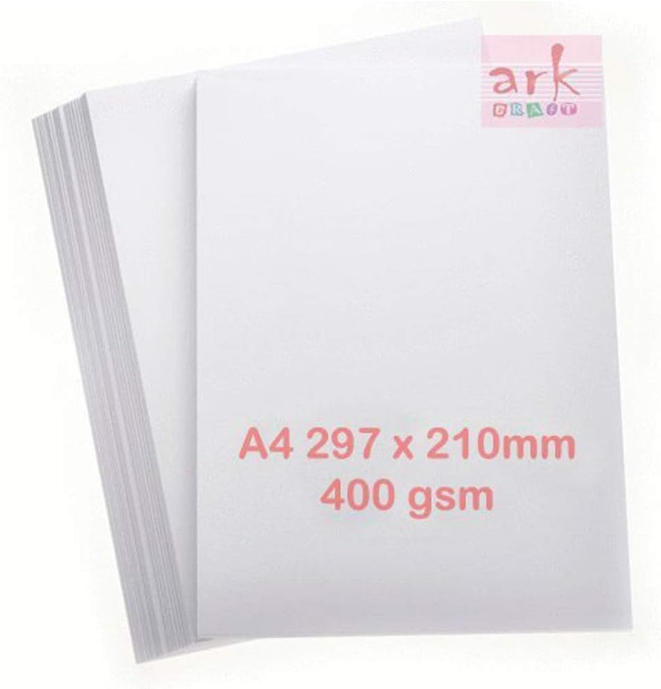 Detalle de ARK A4-printkaart, 400gsm, helderwit en glad, 50 vellen