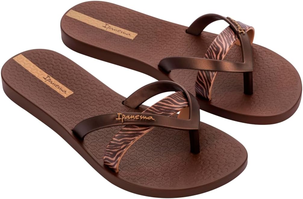 Thumbnail 6 de Ipanema Kirei Chic Fem Flip-FlopFemme – imprimé animal et bride scintillante