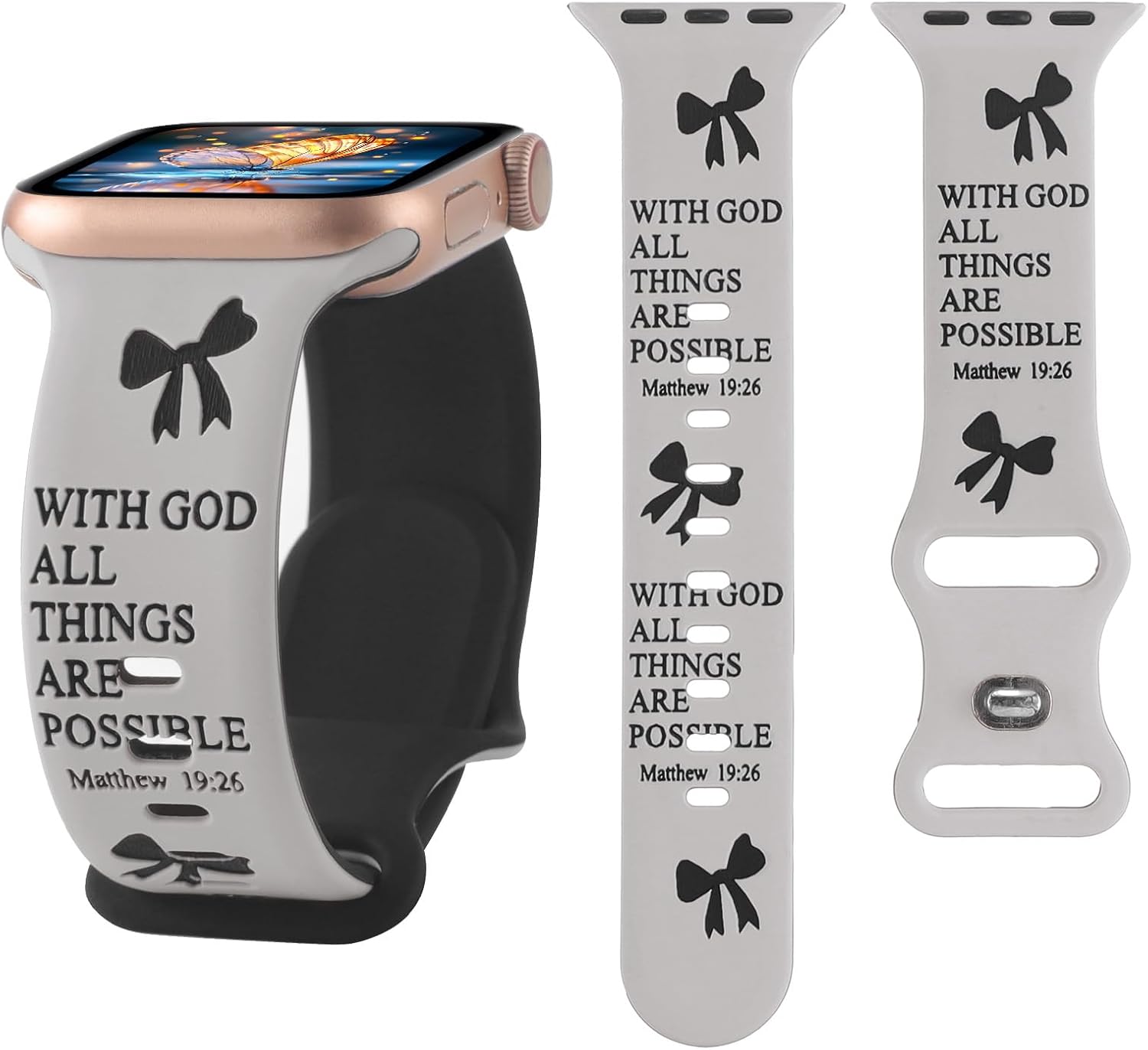 Detalle de WONMILLE Apple Watch Band, Silicone