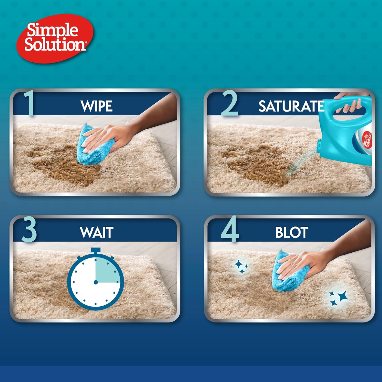 Thumbnail 5 de Simple Solution 90424-2p Elimina macchie 4 L