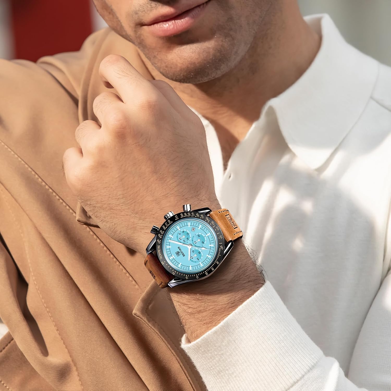 Detalle de Benyar BY-5140 Chronograph Uhr 45 mm
