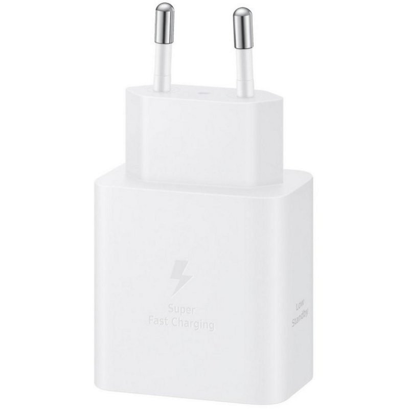 Detalle de Cargador Samsung USB-C 45 W GaN Power Delivery PPS Blanco: carga ultrarrápida para tus dispositivos