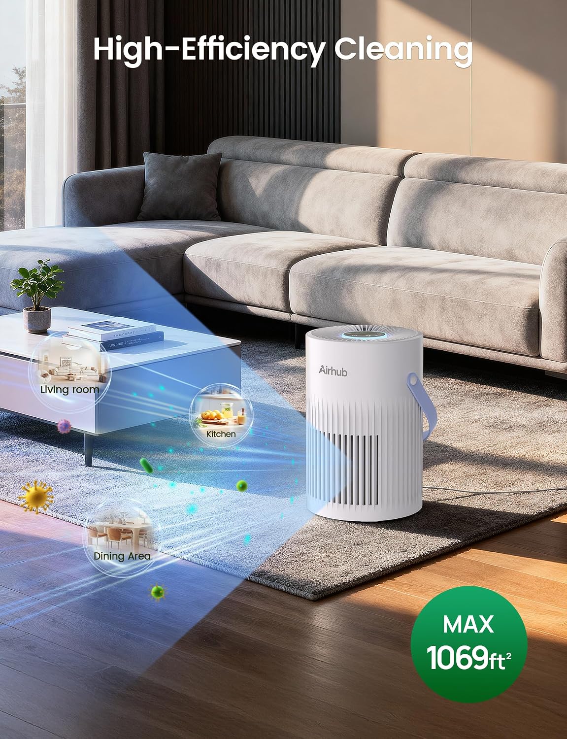 Thumbnail 4 de Air Purifier, Pearl White