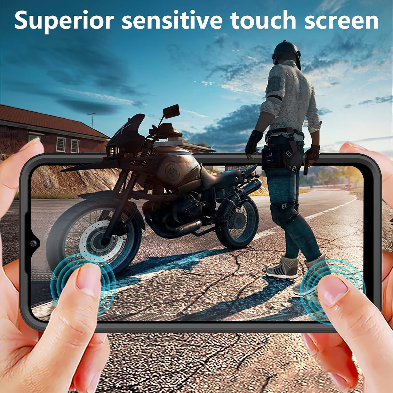 Thumbnail 6 de Hensinple Hülle für Samsung Galaxy A13 4G – 360° Rundumschutz mit integriertem Displayschutz