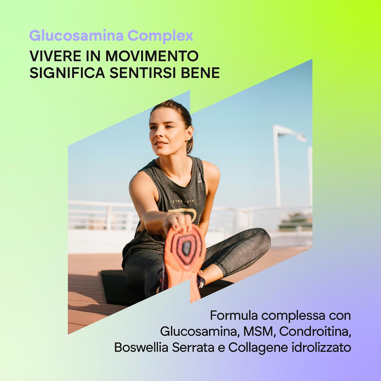 Thumbnail 1 de Glucosamina Complex Nutralie: Glucosamina Condroitina MSM con collagene, acido ialuronico e minerali – 120 compresse