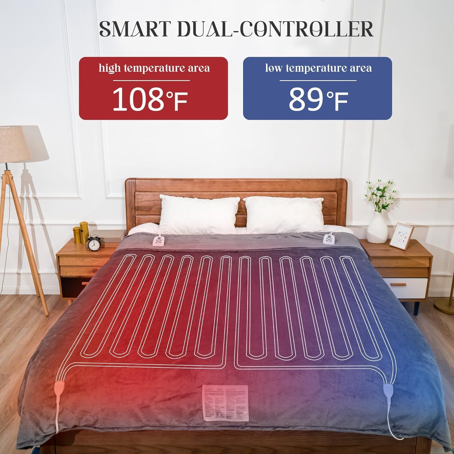 Thumbnail 4 de SUNVIVI Heated Blanket King Size 10‑Setting