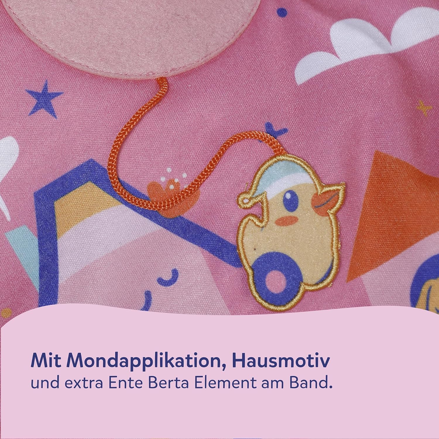 Thumbnail 6 de BABY Born Schlafsack Mond mit herausnehmbarer Ente am Band – kuscheliger Begleiter für Puppen 43 cm