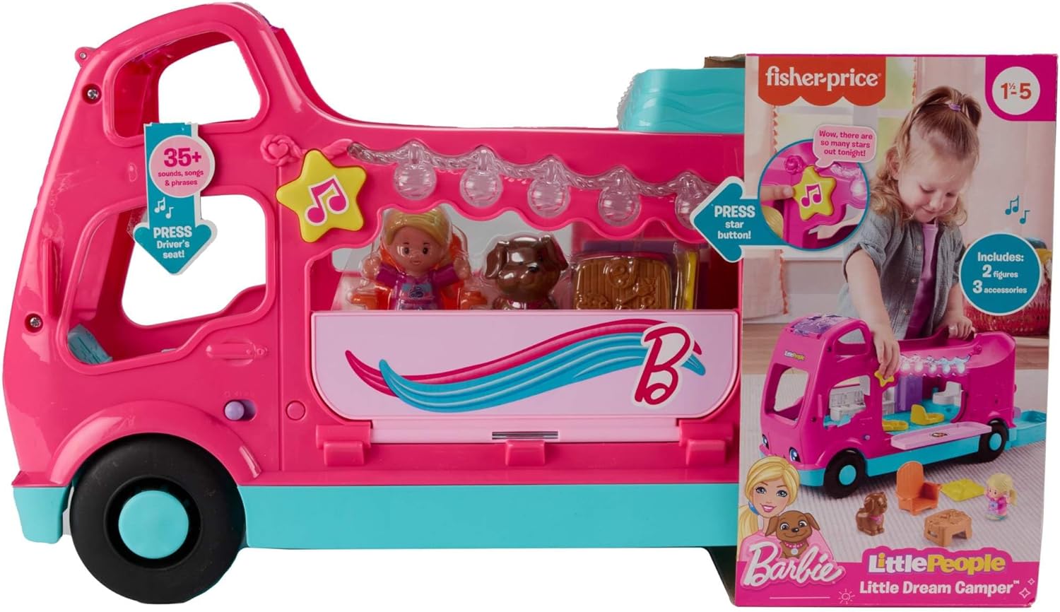 Thumbnail 5 de Fisher-Price Barbie Dreamcamper 18 mesi