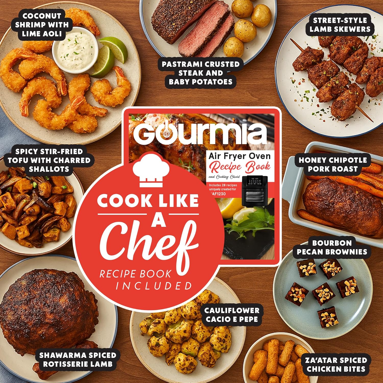 Thumbnail 4 de Gourmia Air Fryer Oven 14 Qt