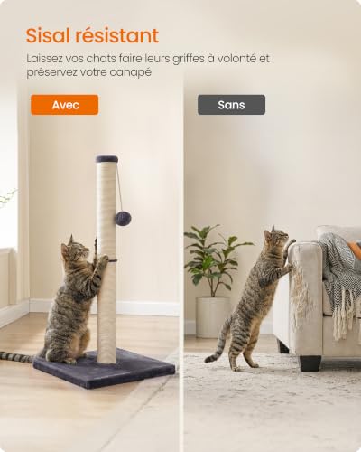 Detalle 2 de FEANDREA Griffoir pour chat en sisal naturel