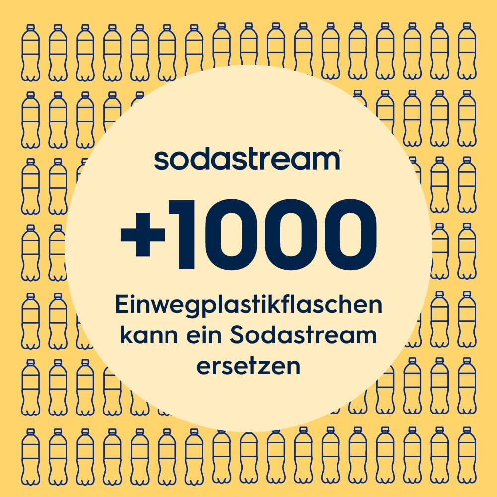 Detalle de SodaStream Fizz & Go Cool Edelstahl-Doppelwandflasche (0,9 L) – isoliert, kompatibel mit Quick-Connect