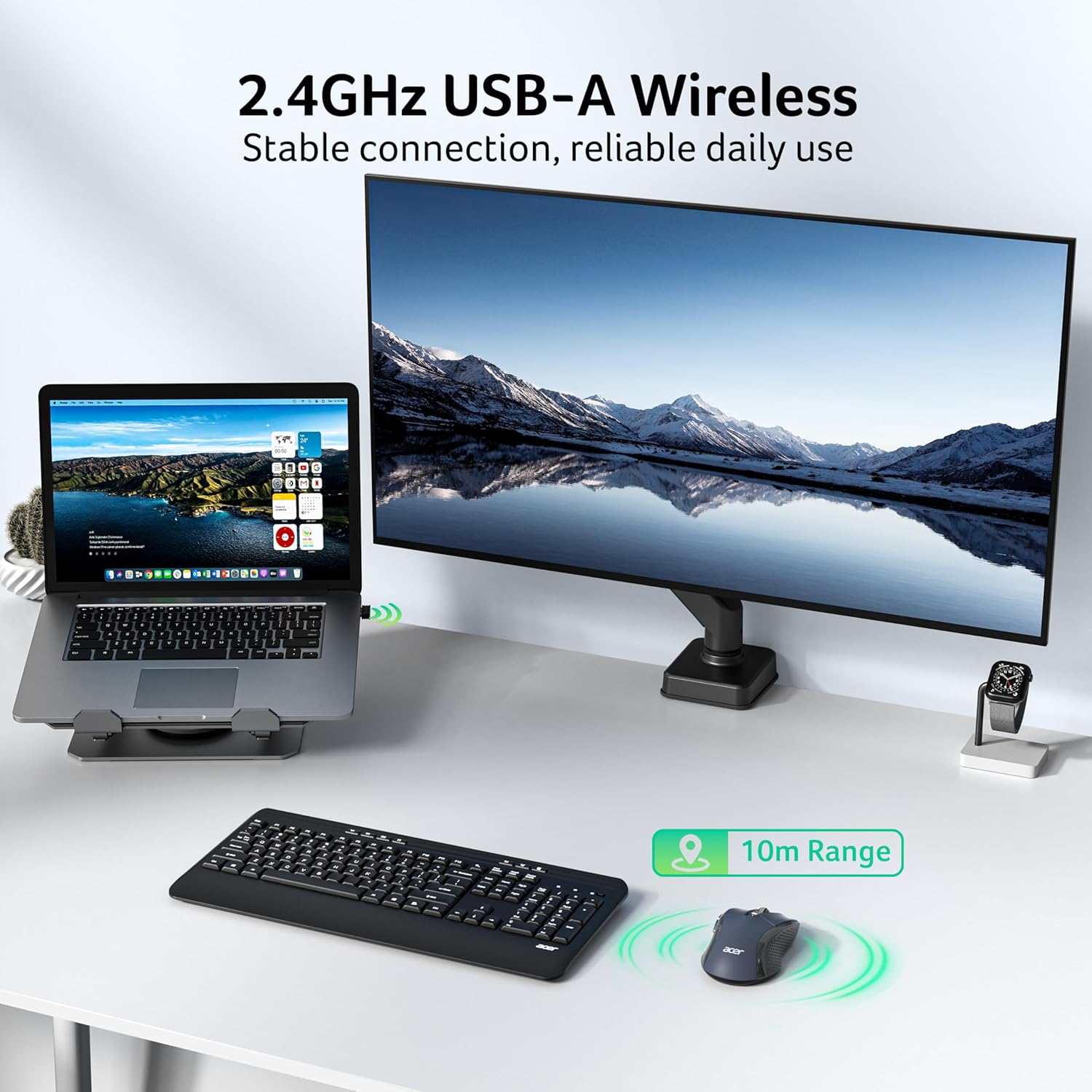 Thumbnail 1 de Acer Wireless Mouse with 4000 DPI Optical Sensor