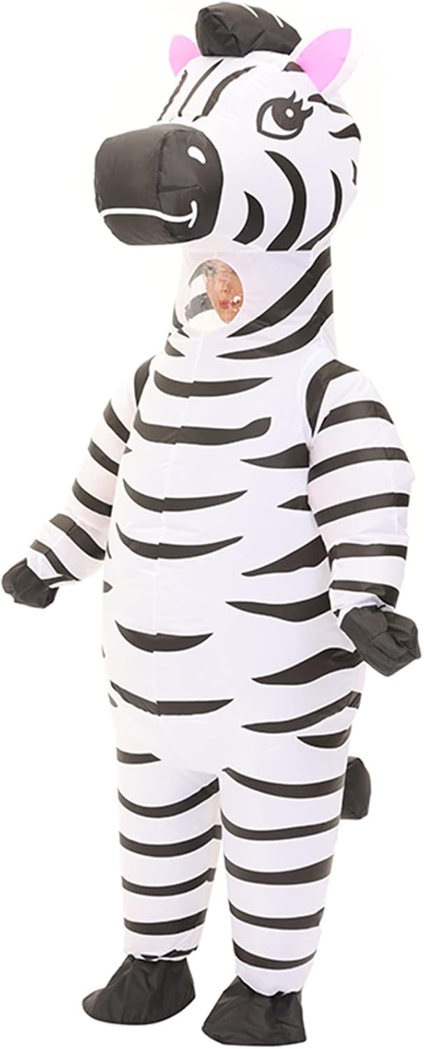 Thumbnail 4 de Arokibui Funny Inflatable Zebra Costume – Blow Up Outfit for Parties and Festivals