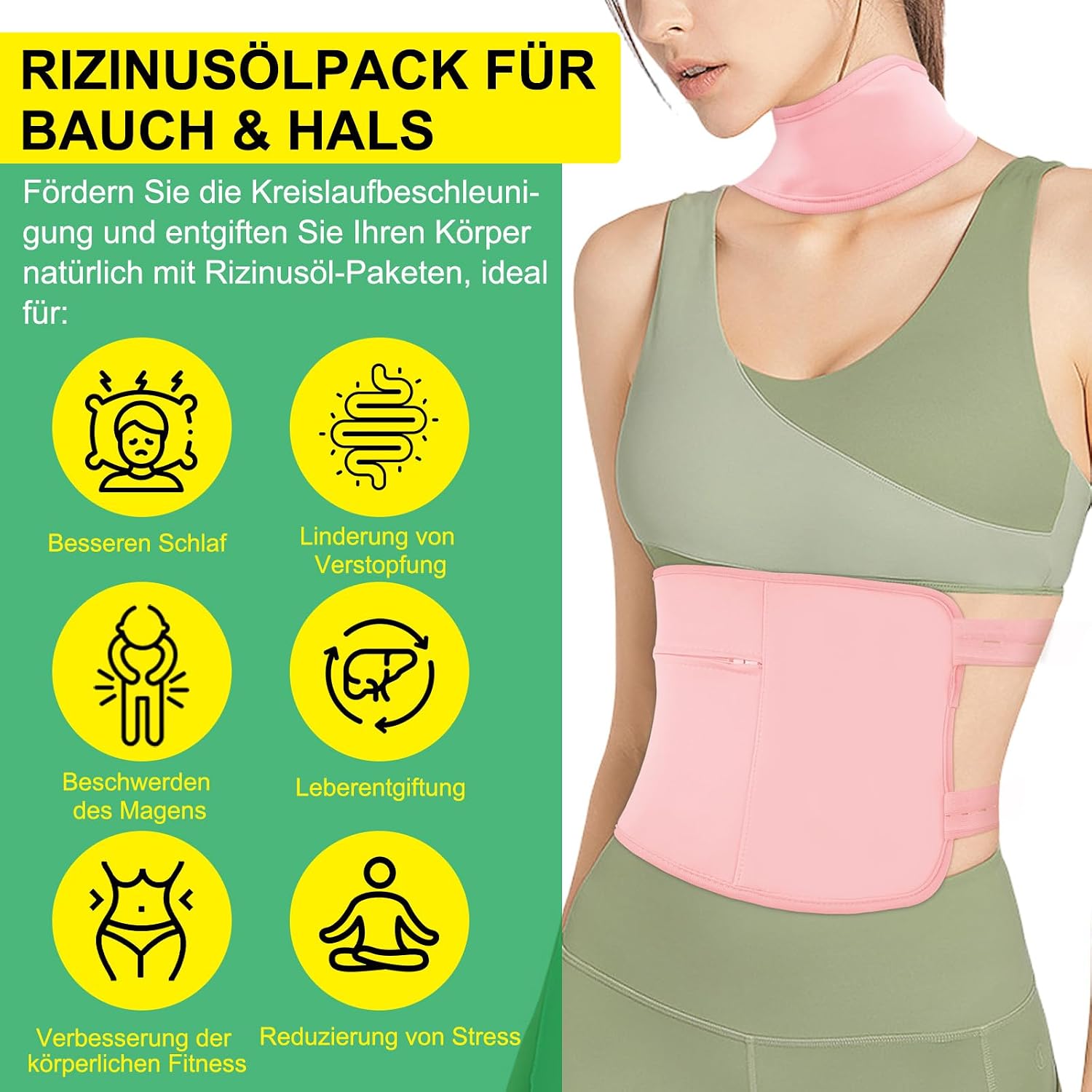Detalle 1 de CJXHJY biologische ricinusolie, koudgeperst, 60 ml voor haar en huid