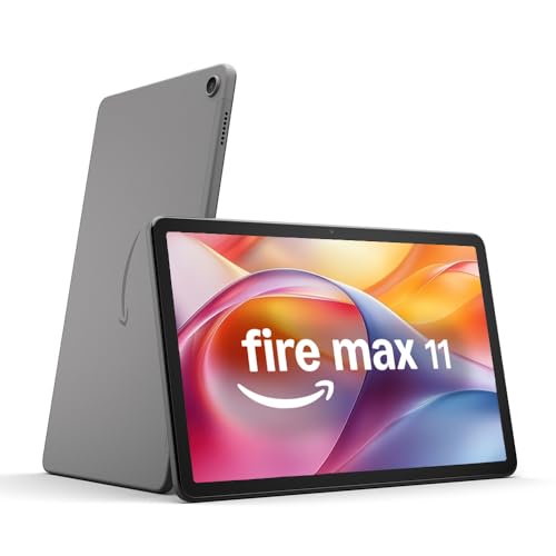 Detalle de Amazon Fire Max 11-Tablet (Neueste Generation) – 11 Zoll, Octa-Core, 4 GB RAM, 128 GB, ohne Werbung, Wi‑Fi 6