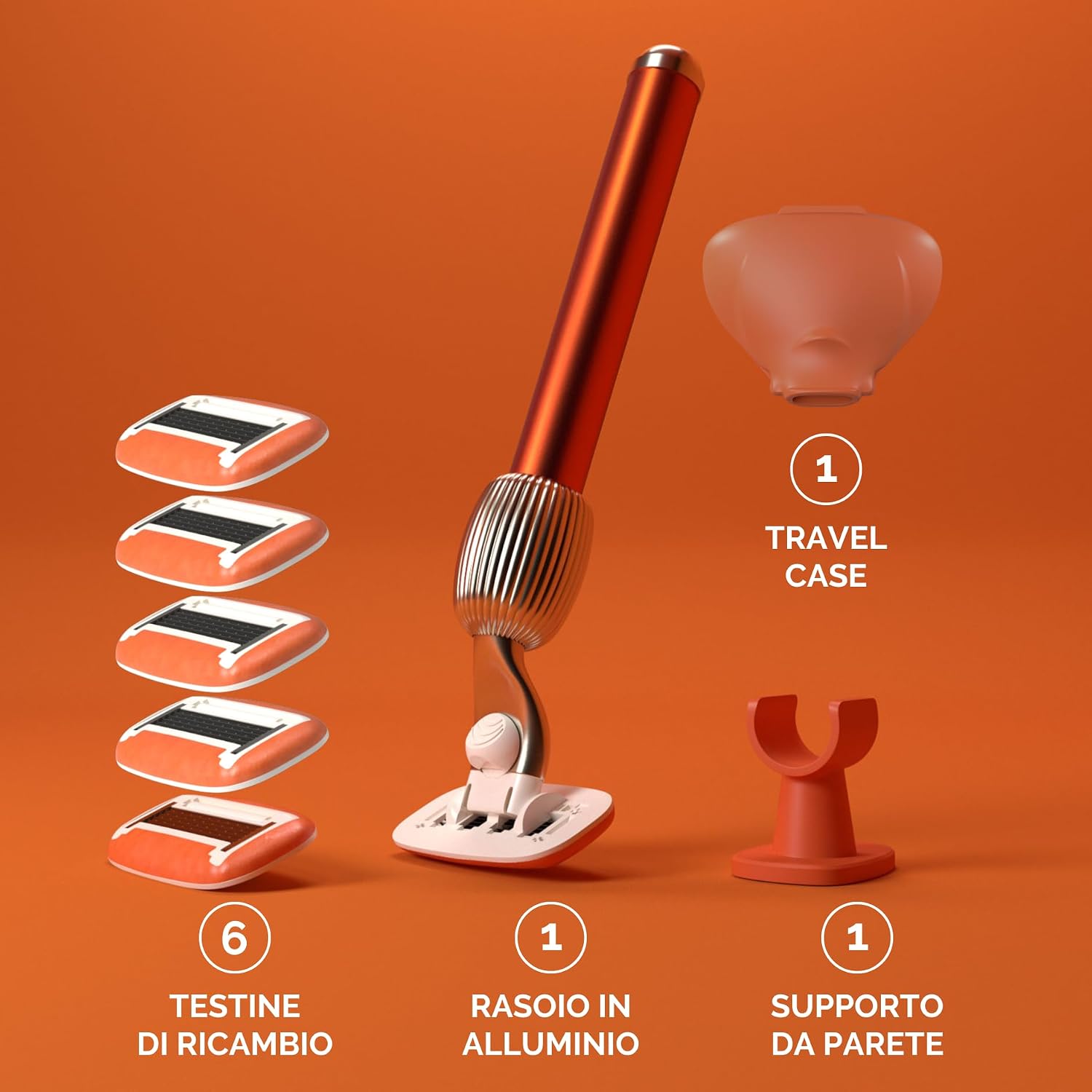 Thumbnail 1 de Fler The Razor Shave Set: rasoio donna con testine intercambiabili e custodia protettiva