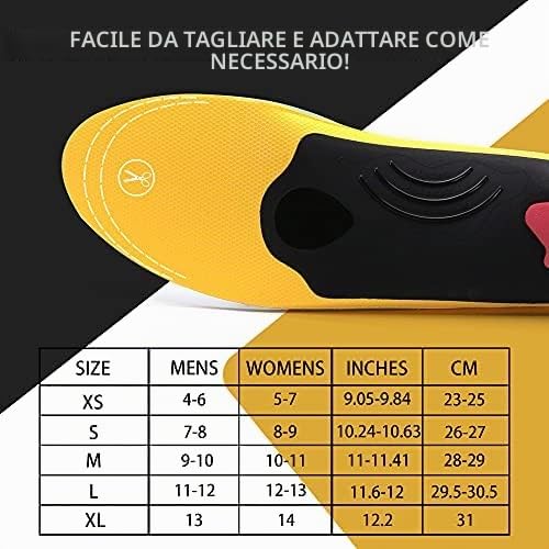 Detalle 2 de VALSOLE Solette Ortopediche Supporto Per Arco Plantare – Plantari Ortopedici per Piedi Piatti, Uomo e Donna