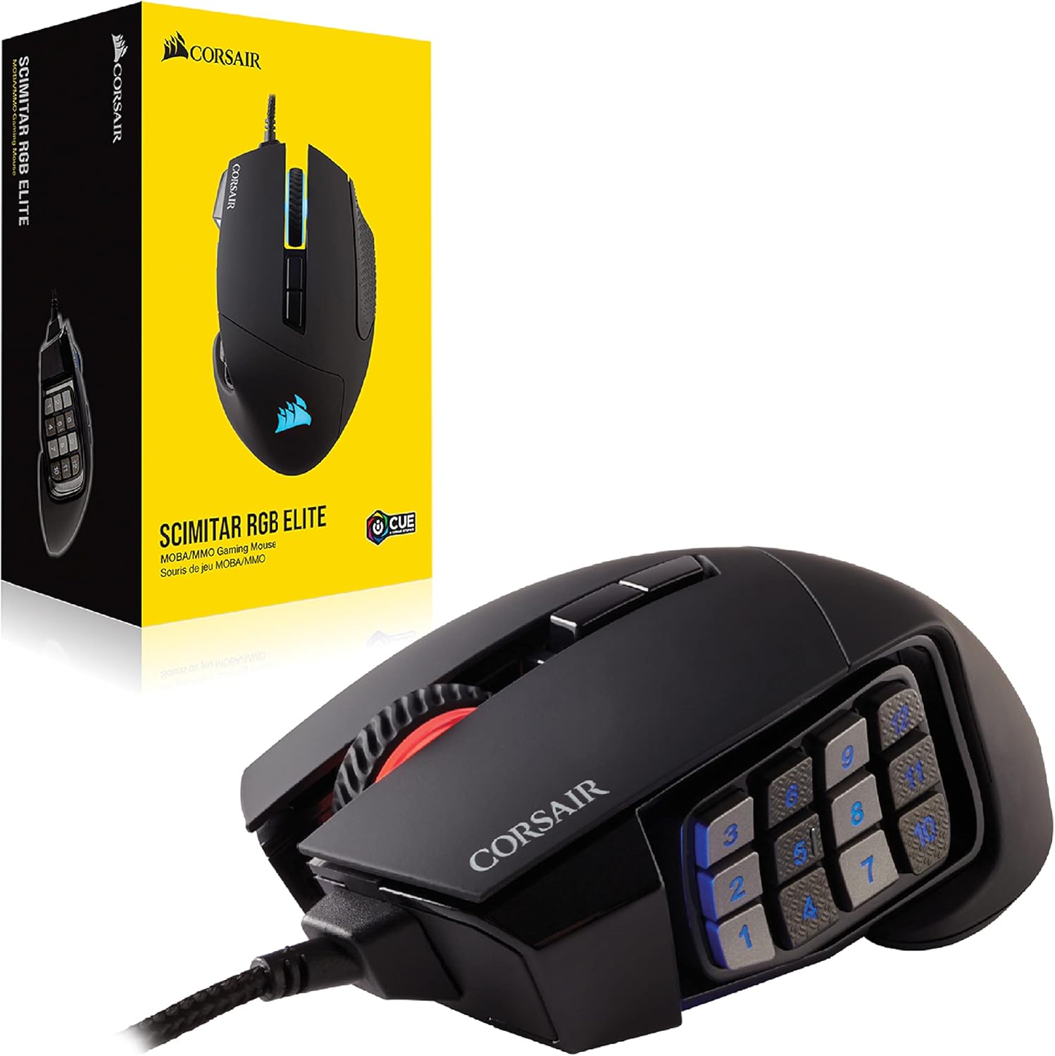 Thumbnail 6 de Corsair Scimitar RGB Elite : Souris filaire MOBA/MMO 17 boutons programmables