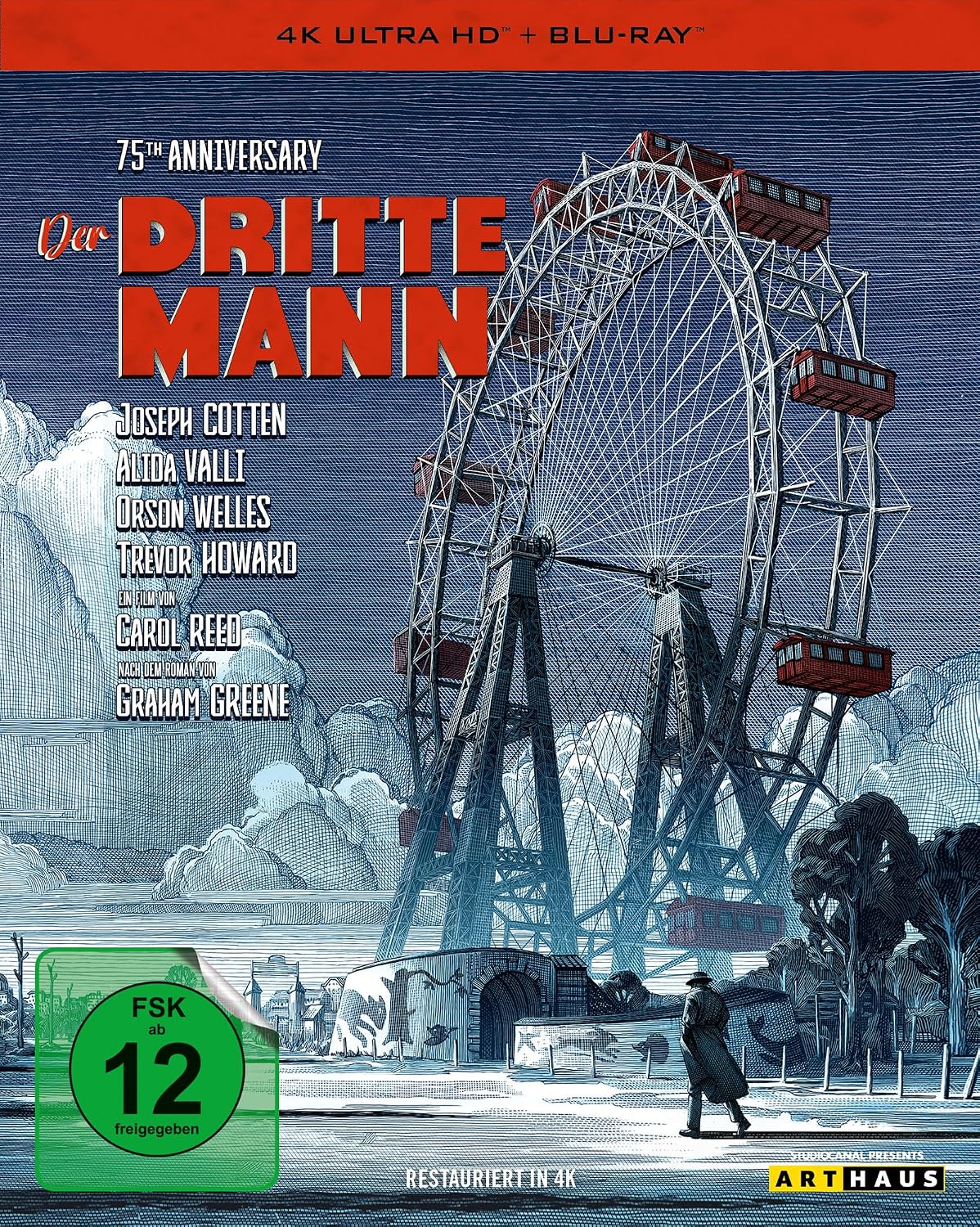 Detalle de Der dritte Mann 75th Anniversary Edition 4K-UHD + Blu-ray