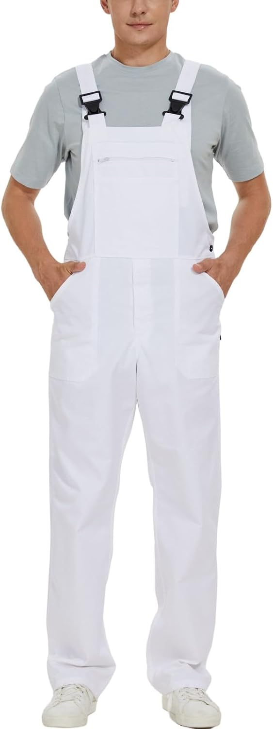 Detalle de WORK IDEA Work overalls werkbroek voor heren met ritszak en verstelbare pasvorm