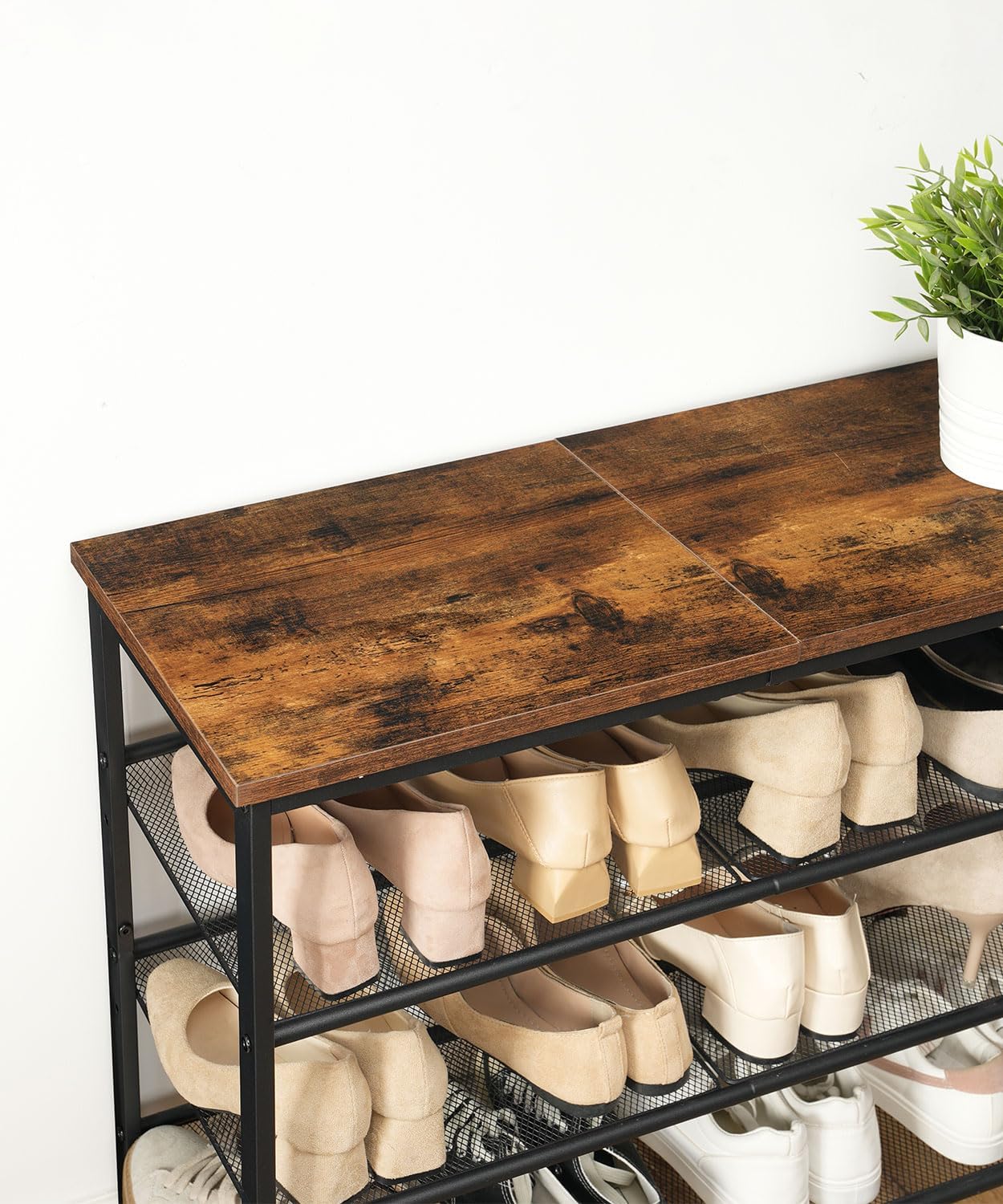 Detalle 2 de HOOBRO Schuhregal 5-stöckig EBF12XJ01