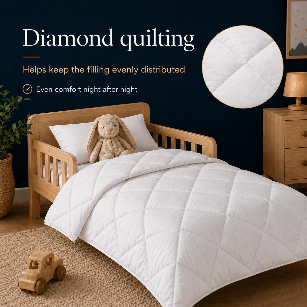 Detalle de SOHYGGE SHBABY01 Baby Duvet, 75 x 120 cm Microfibre, 300 g/m²