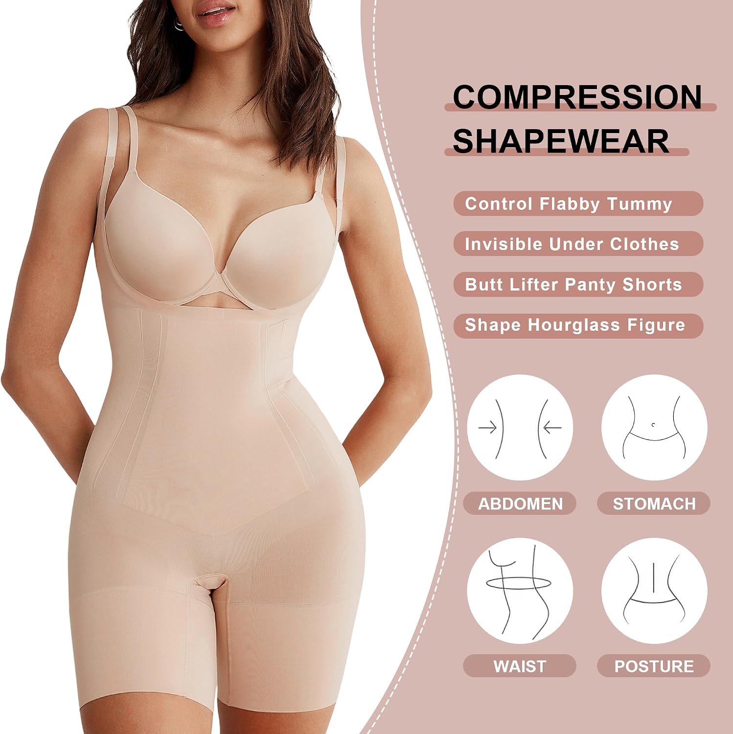 Thumbnail 3 de SHAPERX Shapewear Tummy Control