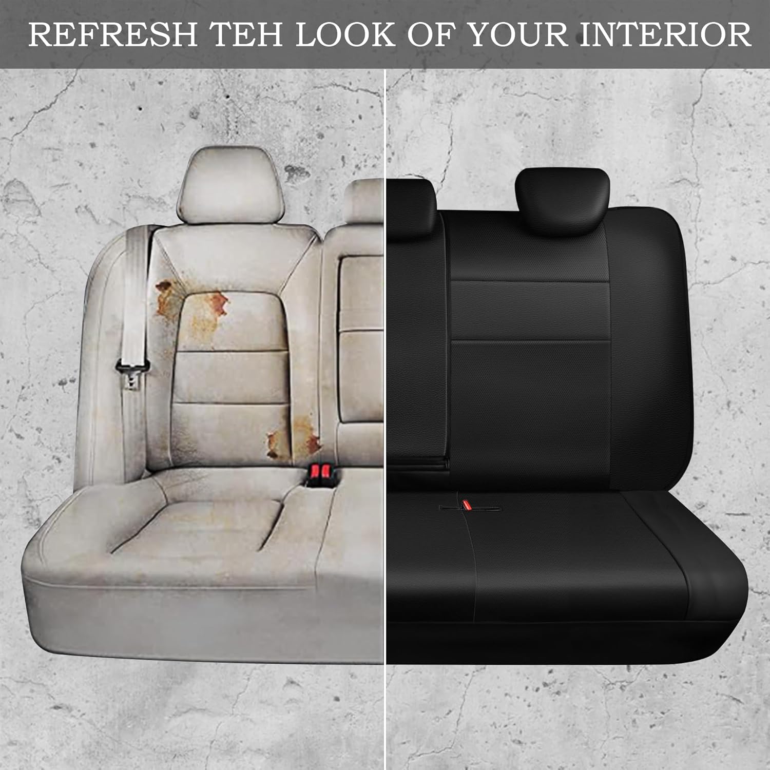 Thumbnail 5 de CAR PASS Leather Back Seat Cover Universal