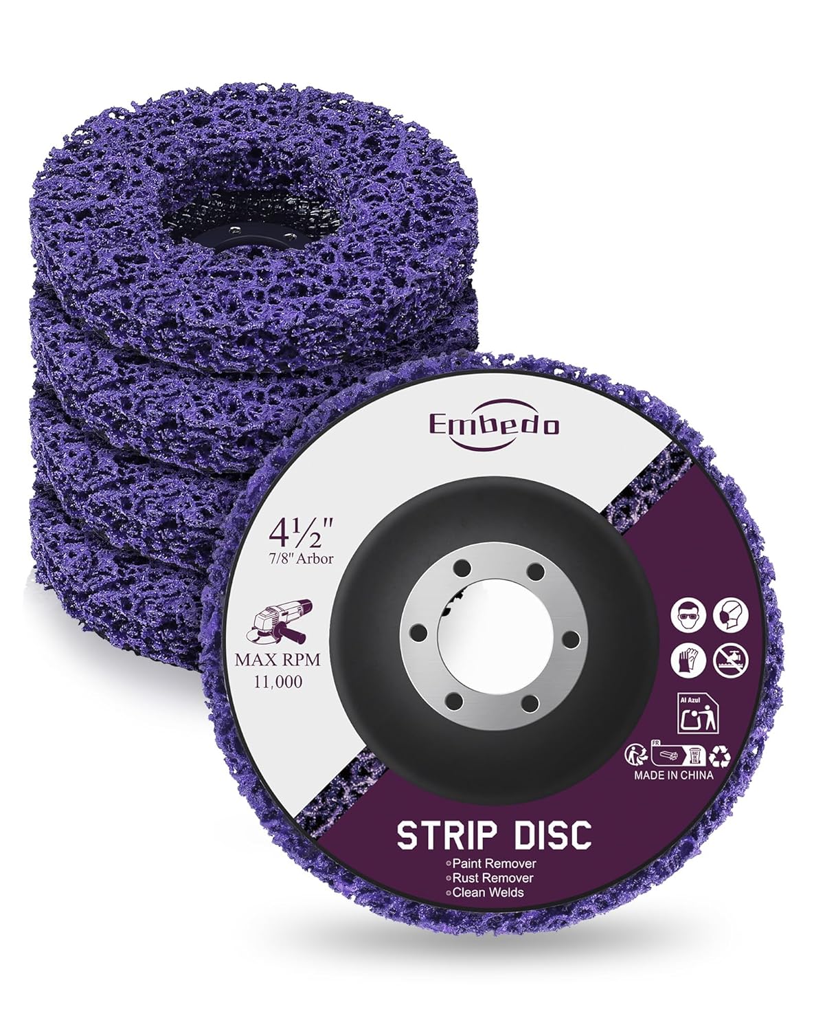 Detalle de 5PCS Strip Discs 115mm for Angle Grinder đź›