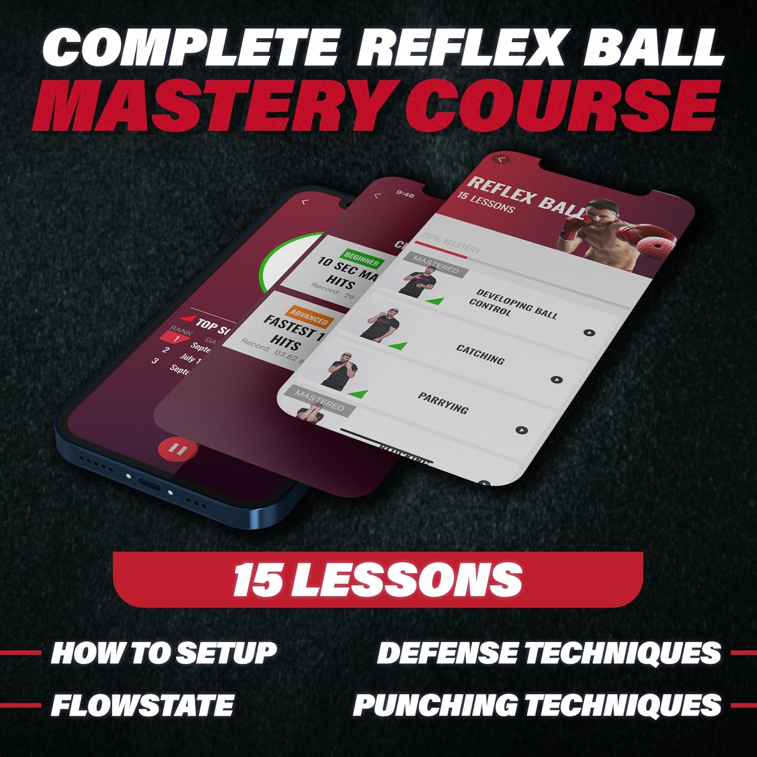 Thumbnail 4 de Champs MMA Boxing Reflex Ball Set 4 balls 🥊