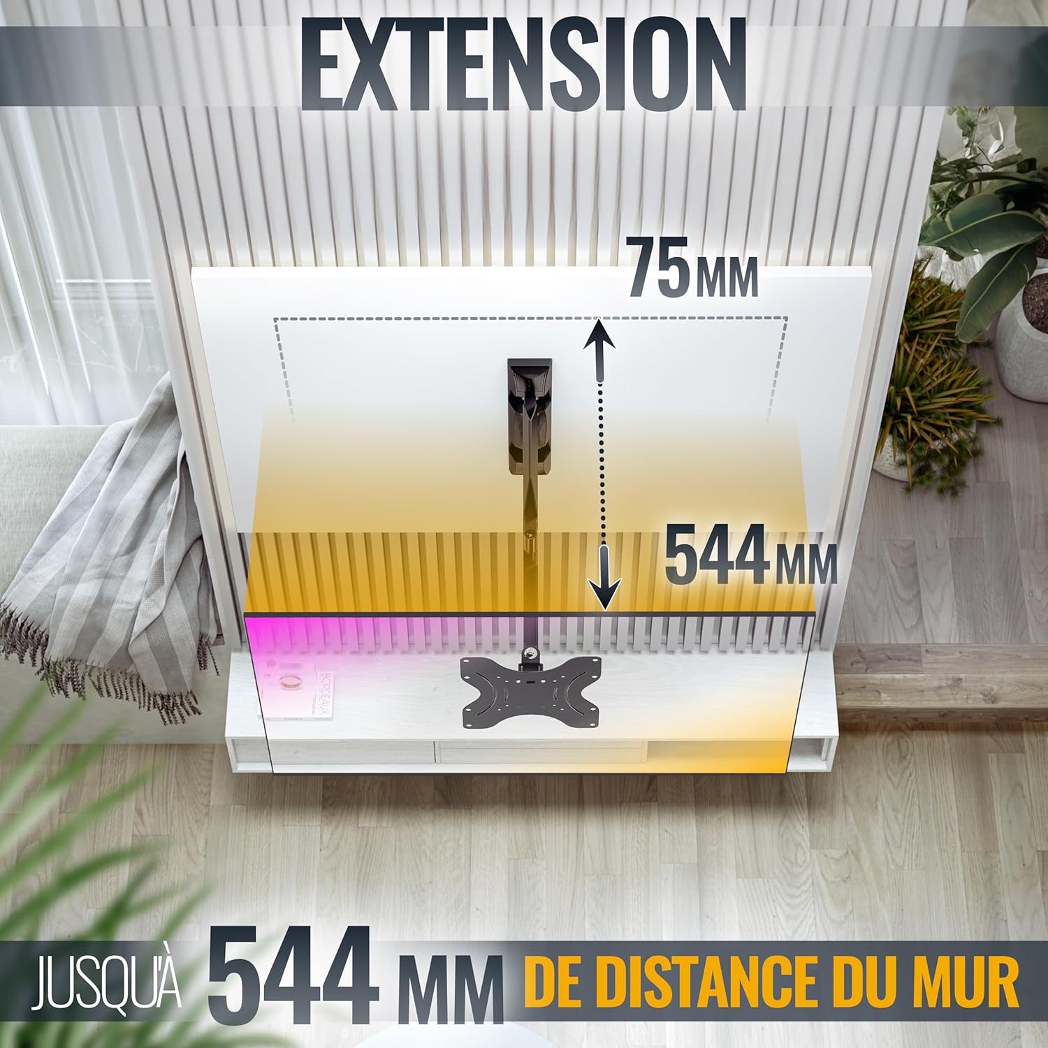 Thumbnail 3 de RICOO S0822 Support TV 29-47"