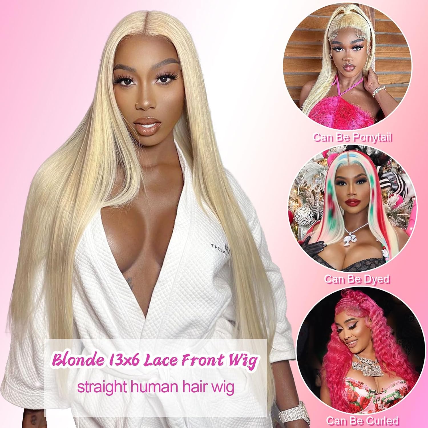 Thumbnail 2 de ELYCONT 30-inch 613 Blonde Lace Front Wig 💇♀