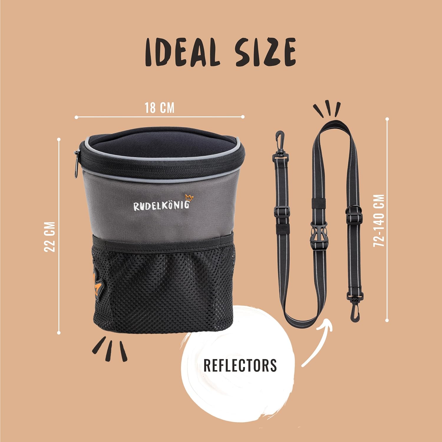 Detalle 2 de Rudelkönig Sac friandise chien đŸ