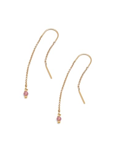 Detalle de SINGULARU Pendientes Drop Pink 6,5 cm