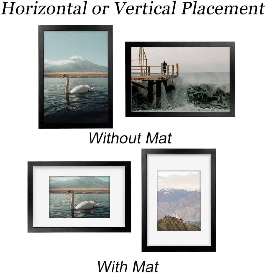 Thumbnail 3 de RUN HELIX Bilderrahmen 40x60 Schwarz mit Acrylglas und Passepartout (für Poster, Bilder & Diplome)