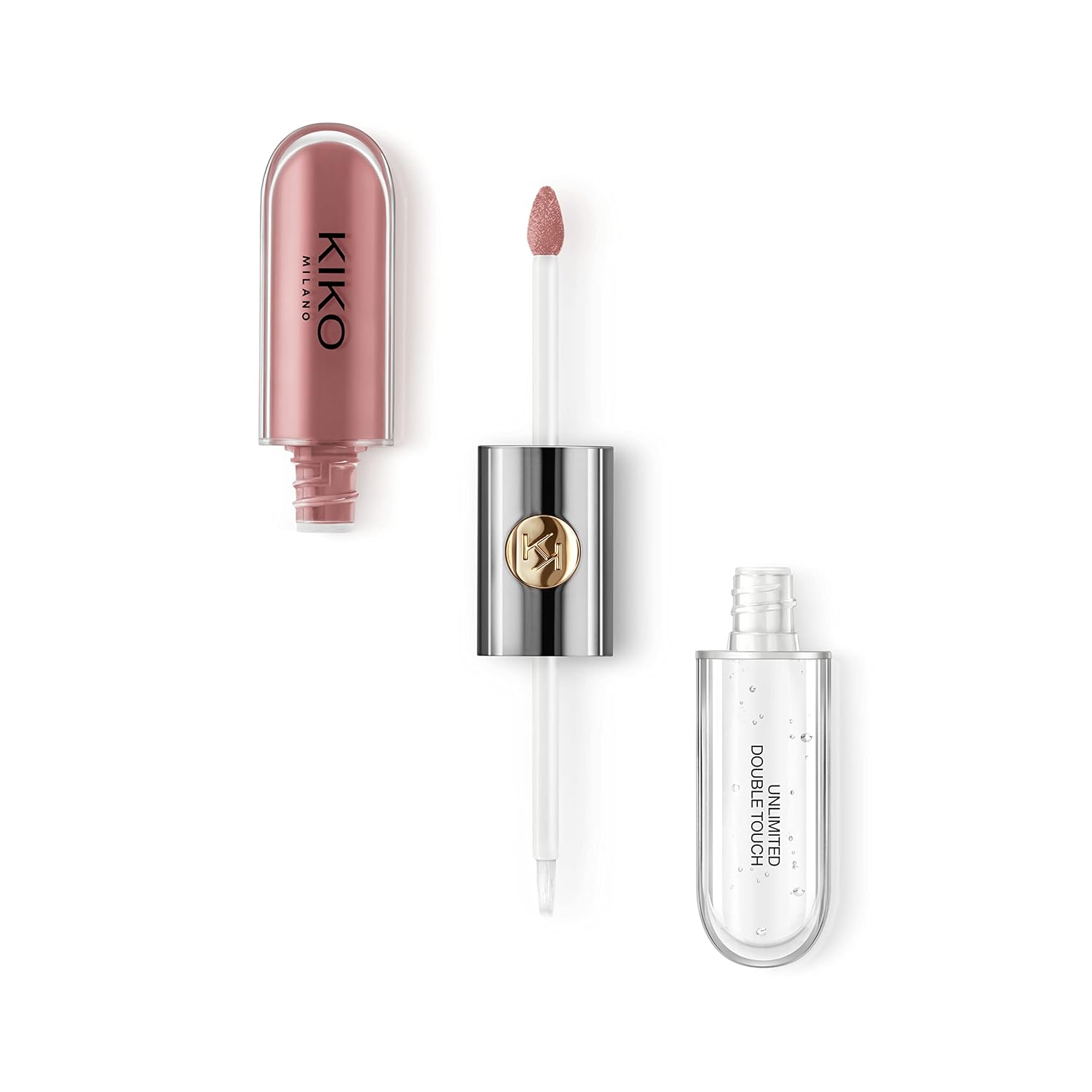 Detalle de Kiko Milano KM000000165131B Unlimited Double Touch Liquid Lipstick, Two-Step Color and Gloss