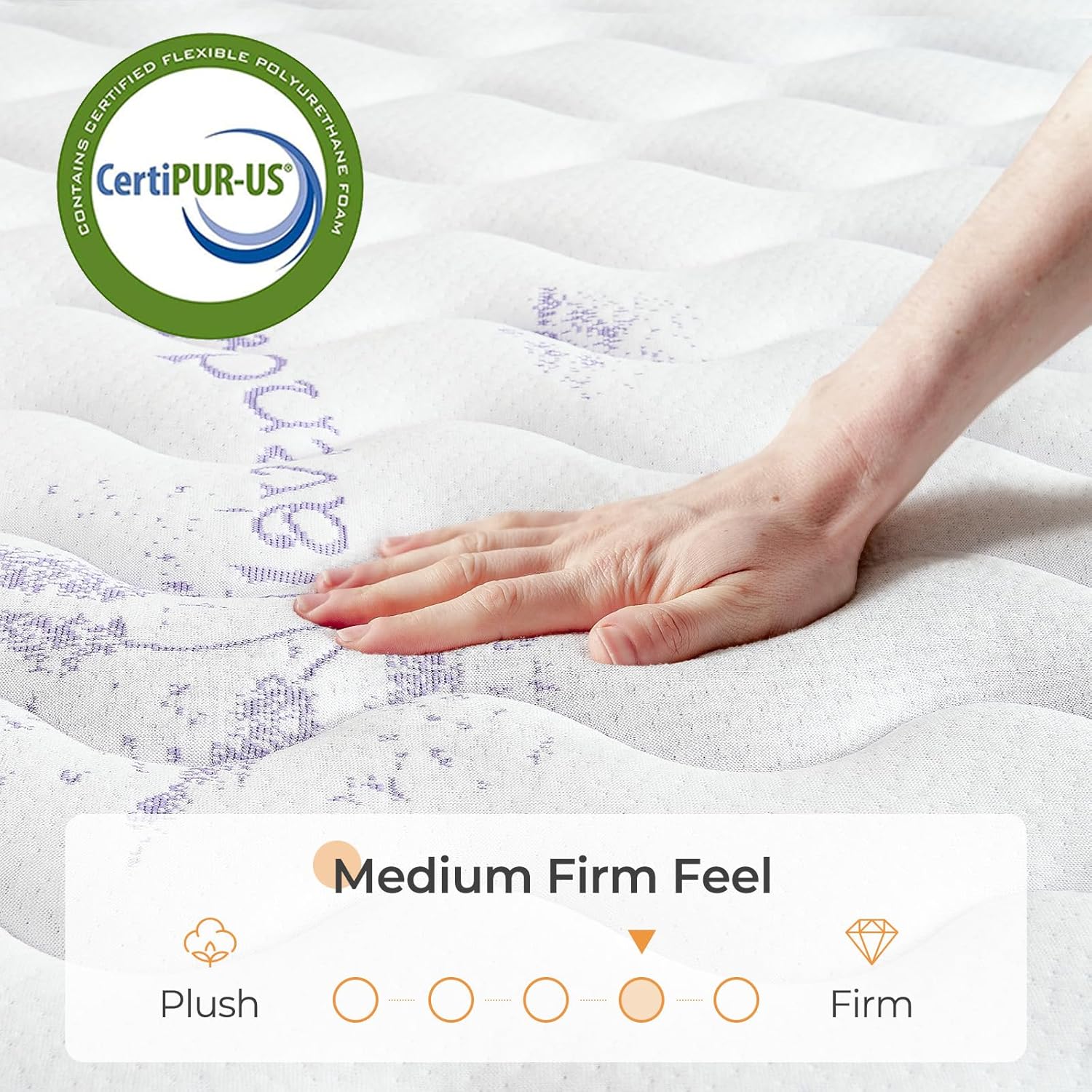 Thumbnail 2 de Vesgantti Small Single 10 Inch Hybrid Mattress – 75x190x25cm