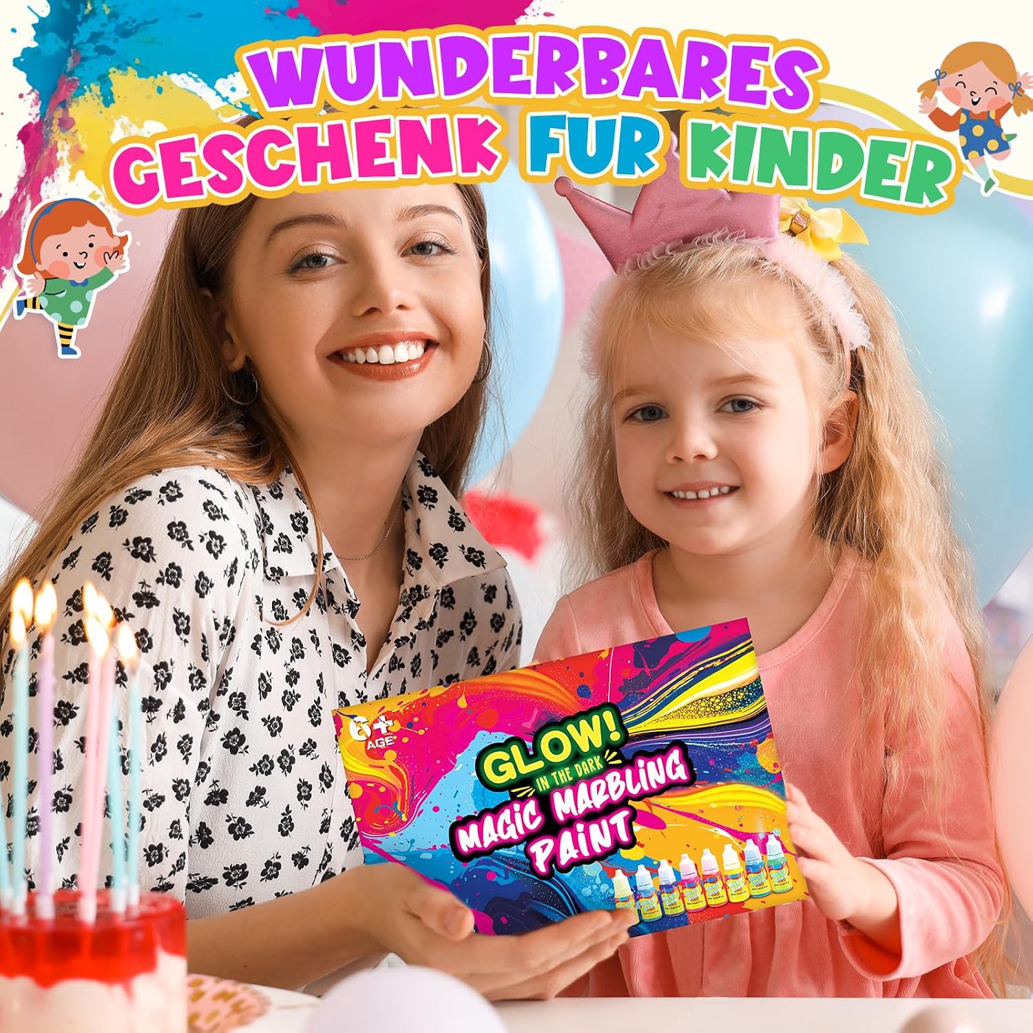 Thumbnail 6 de Hapikids Bastelset Marmorierfarbe 6 Jahre 🎨