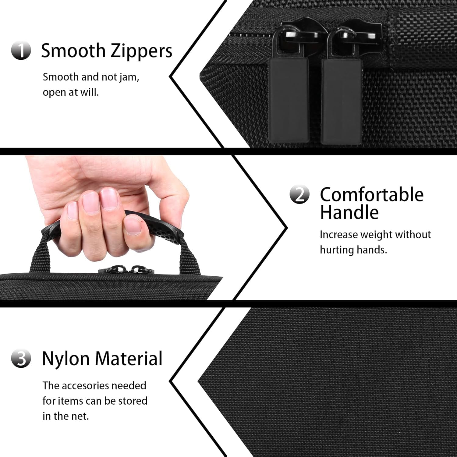 Thumbnail 5 de co2CREA Hard Travel Storage Case for DJI OSMO Mobile 6 and OM Fill Light Phone Clamp