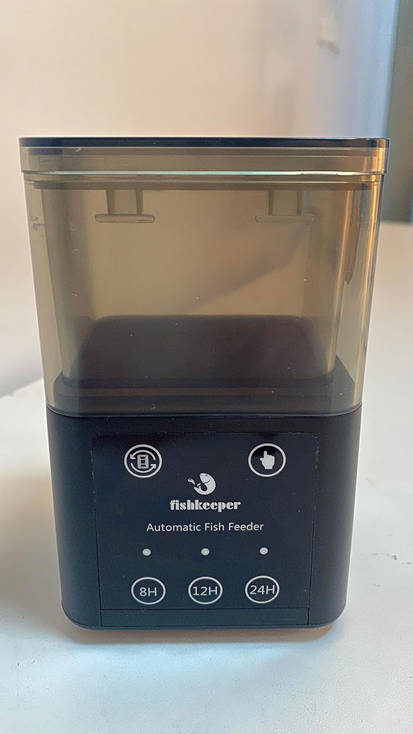 Detalle 2 de fishkeeper Automatischer Fischfutterautomat 200 ml 🐟