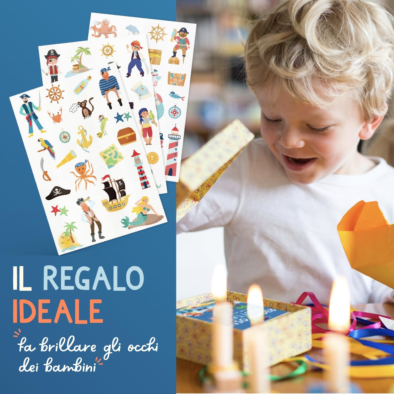 Thumbnail 5 de Famifidus 120 tatuaggi temporanei per bambini: set skin-friendly per feste, compleanni e scuole