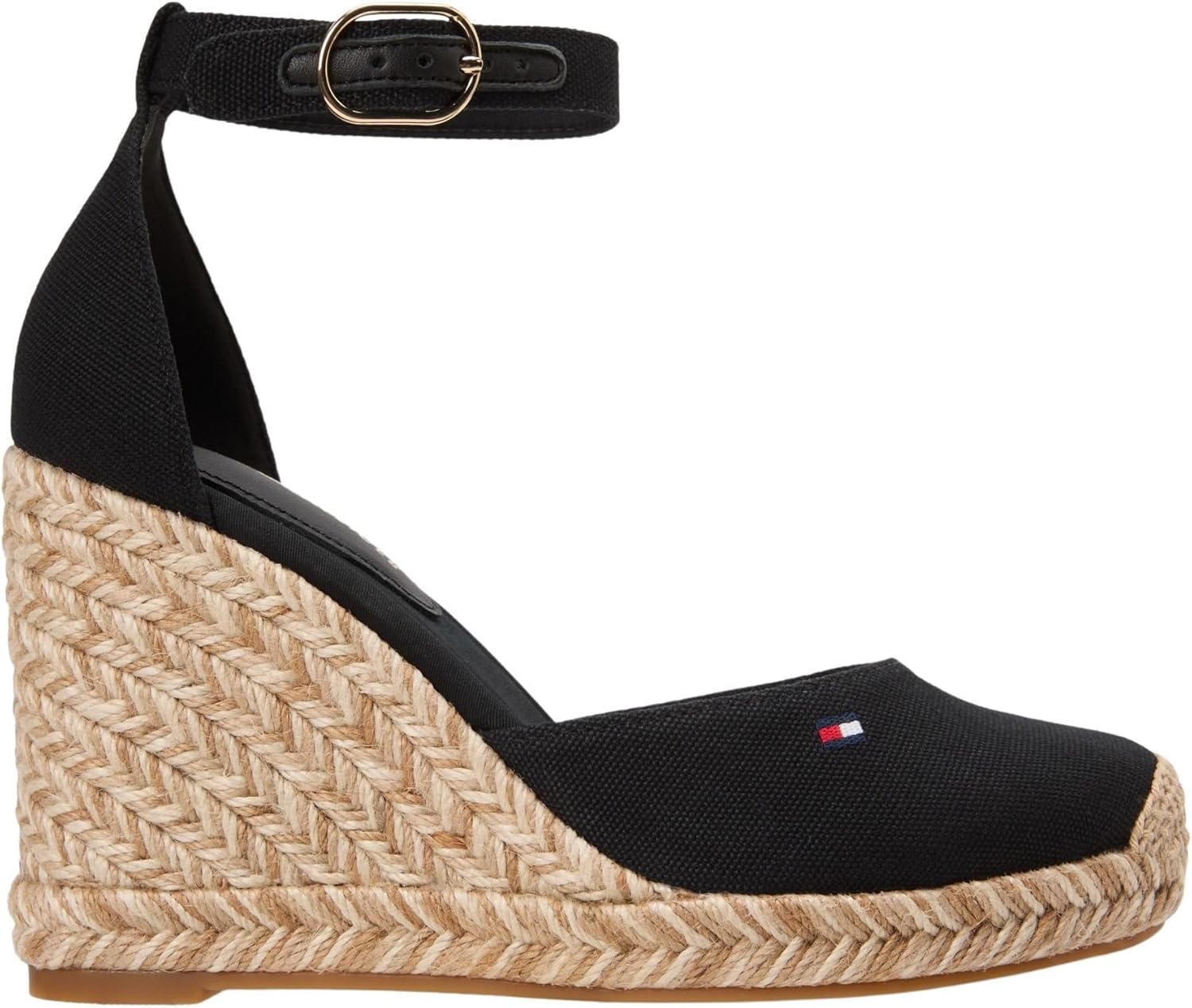 Thumbnail 5 de Tommy Hilfiger Femme Flag High Wedge Espad Closed Toe – Espadrilles compensées