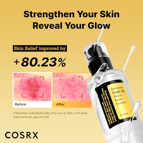 Detalle de COSRX Snail Mucin 96% Repairing Serum for Soothing & Hydrating (3.38 oz)