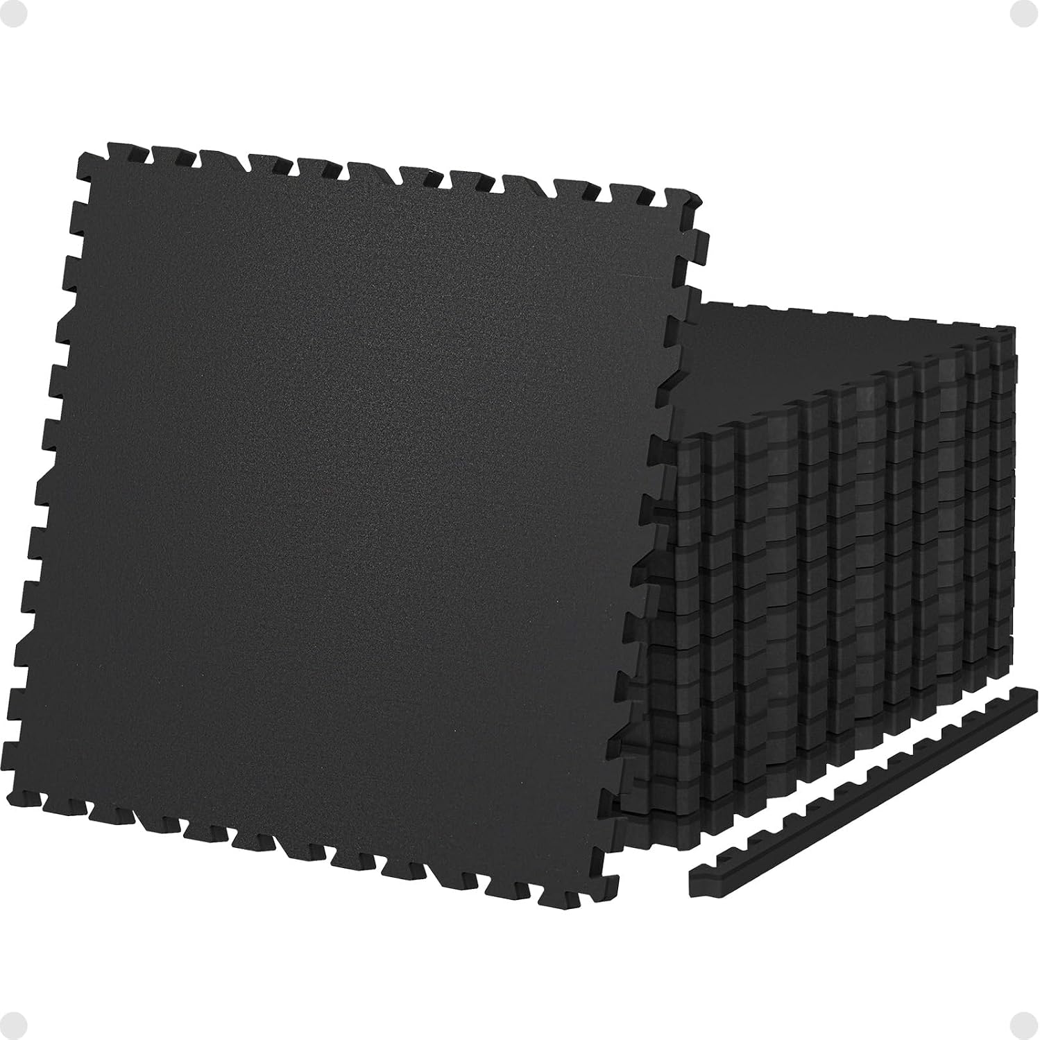 Detalle de AIRHOP 0.79in Thick 48 Sq Ft Exercise Mats