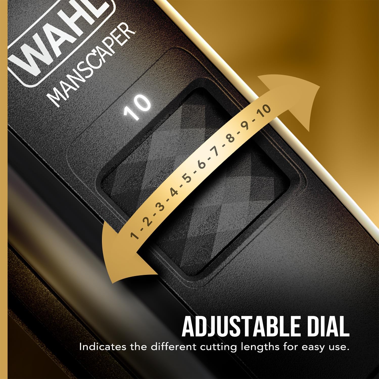 Detalle de WAHL Manscaper Lithium Trimmer Corpo e Parti Intime: rifiniture precise e versatilità impermeabile