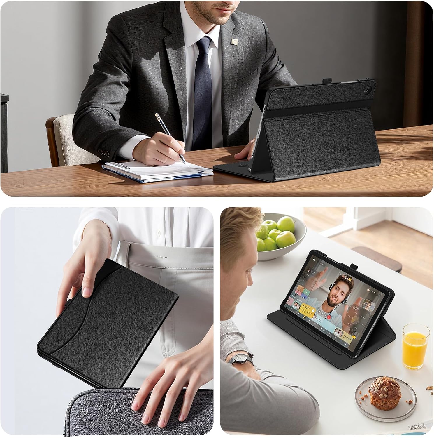 Thumbnail 5 de Fintie Case for Samsung Galaxy Tab A9 Plus 11" Multi-Angle Stand