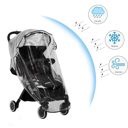 Thumbnail 6 de Hrzeem Plástico de lluvia para Silla Paseo Universal – Burbuja de EVA transparente