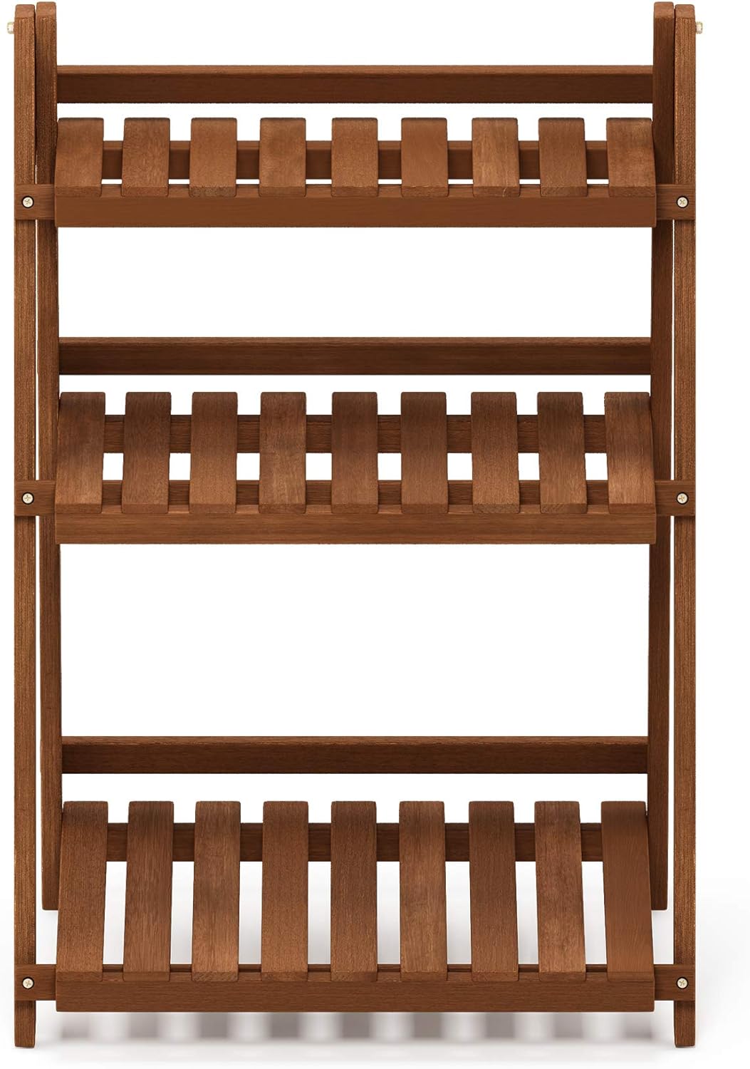 Thumbnail 4 de Furinno TIOMAN 3-Tier outdoor plant stand in natural Meranti wood