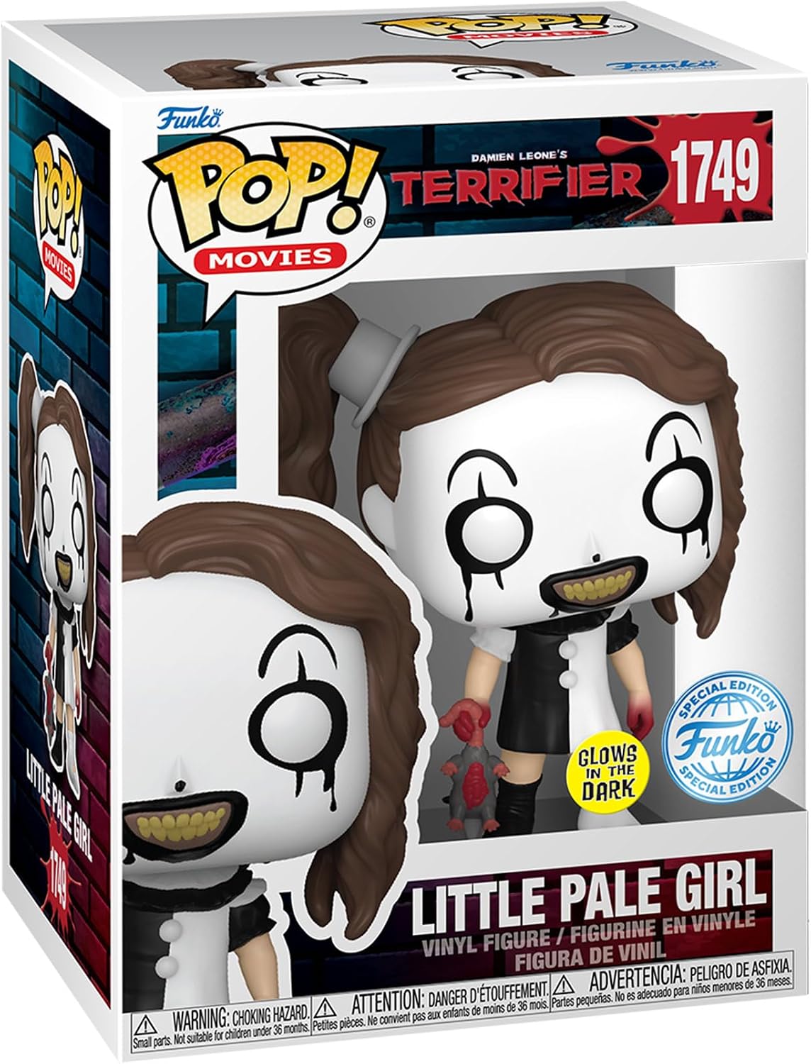 Detalle de Funko Pop! Movies Terrifier – Little Pale Girl, figura in vinile da collezione